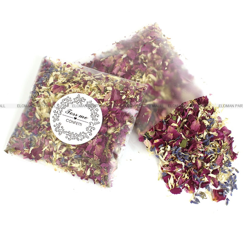 Biodegradable Wedding Confetti Natural Flower Petals by HitMyNeed
