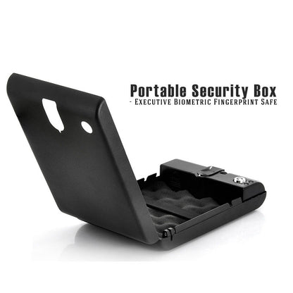 Biometric Fingerprint Gun Safe with Key Backup by HitMyNeed