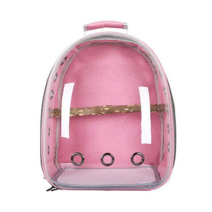 Bird Backpack Carrier with Perch and Ventilation by HitMyNeed