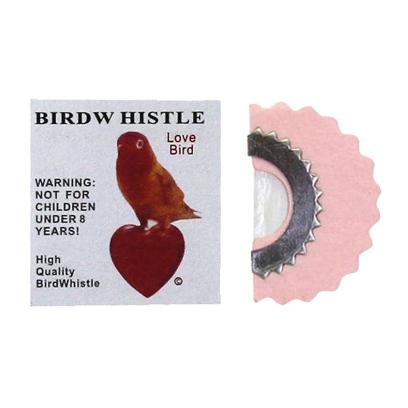 Bird Whistle Magic Tongue Warbler Noisemaker Toy pink by HitMyNeed