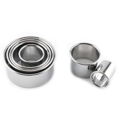Biscuit and Doughnut Cutter Set, 14 Piece Stainless Steel by HitMyNeed