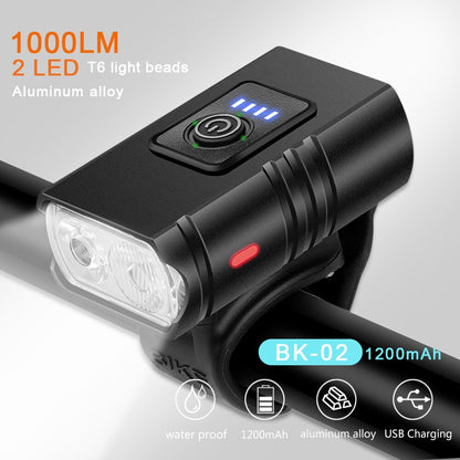 BK02 USB Rechargeable Bike Headlight with 6 Modes by HitMyNeed