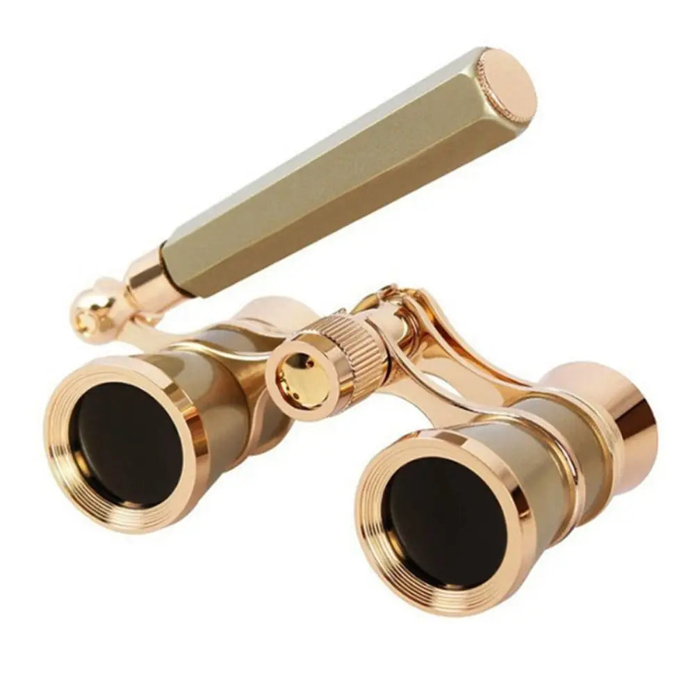 BK9 Opera Glasses 3X Vintage Compact Binoculars gold by HitMyNeed