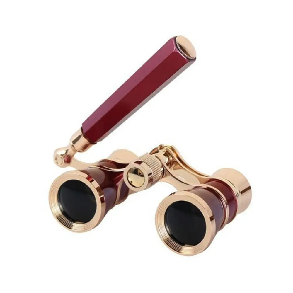 BK9 Opera Glasses 3X Vintage Compact Binoculars red by HitMyNeed