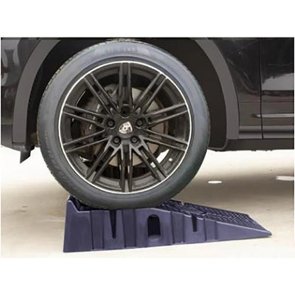 Black 2500kg Heavy Duty Car Ramps 90cm Anti-Slip Pair by HitMyNeed
