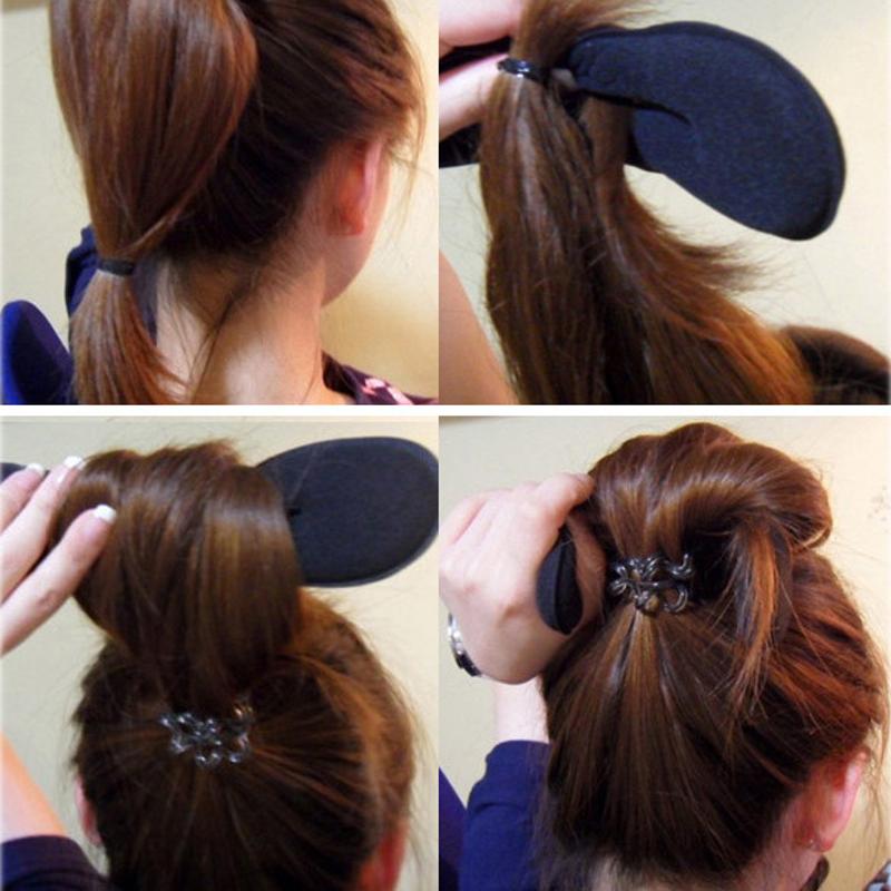 Black Bun Maker Hair Styling Tool by HitMyNeed