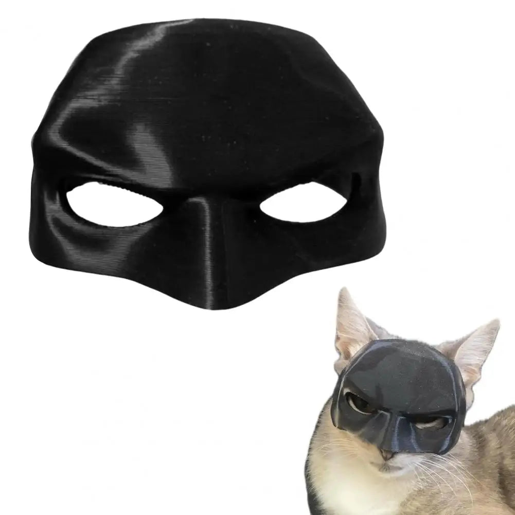 Black Cat Bat Cosplay Halloween Half Mask Hat by HitMyNeed