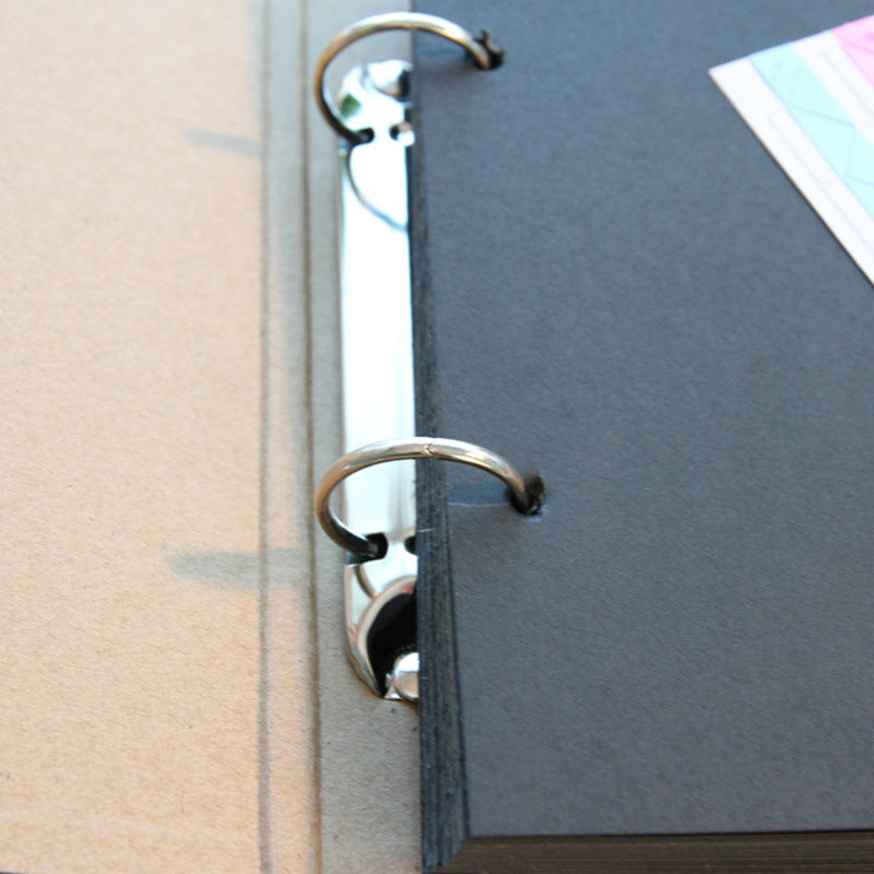 Black DIY Scrapbook Photo Album 25 x 25cm by HitMyNeed