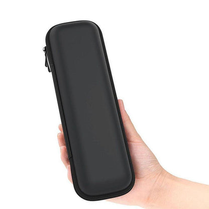 Black EVA Hard Pencil Case with Double Zipper by HitMyNeed