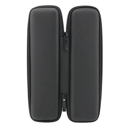 Black EVA Hard Pencil Case with Double Zipper by HitMyNeed
