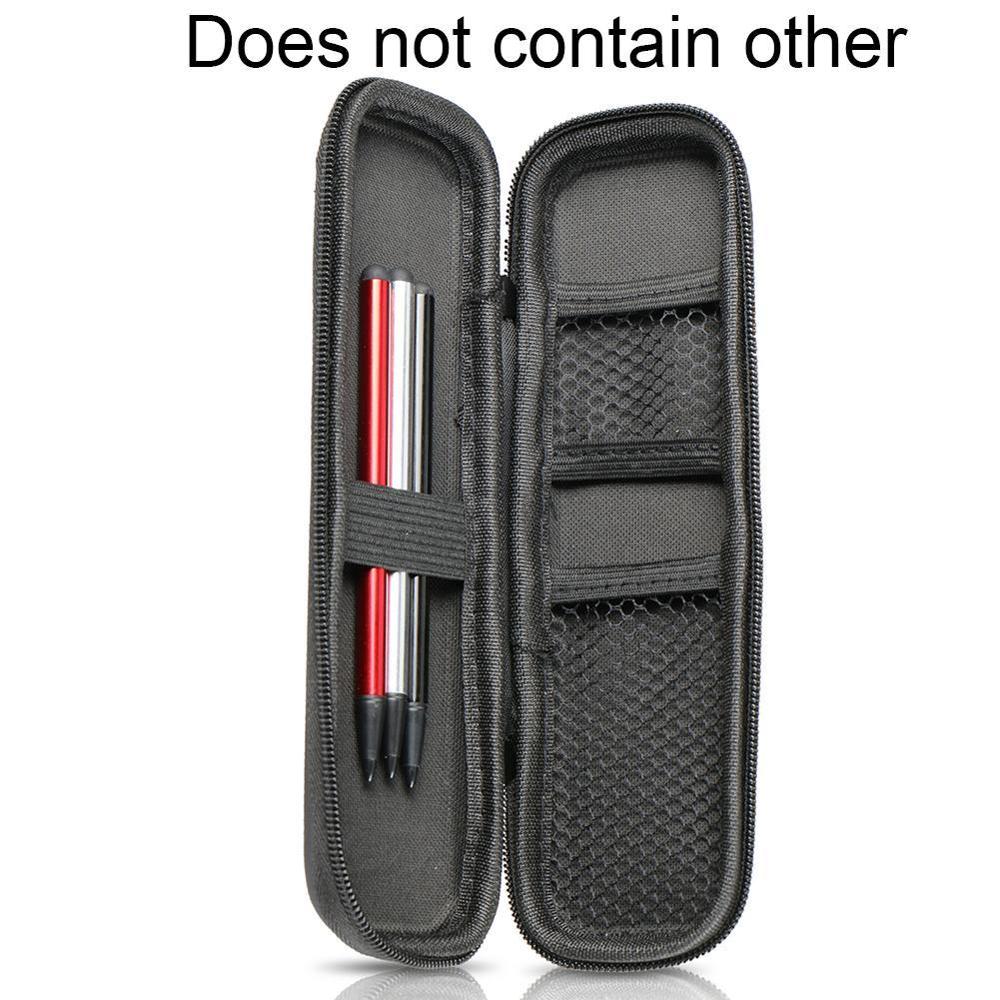 Black EVA Hard Pencil Case with Double Zipper by HitMyNeed