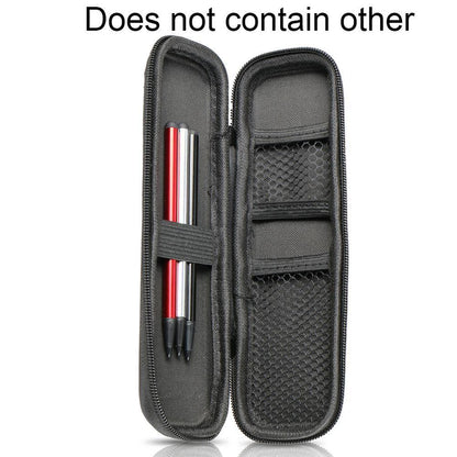 Black EVA Hard Pencil Case with Double Zipper by HitMyNeed
