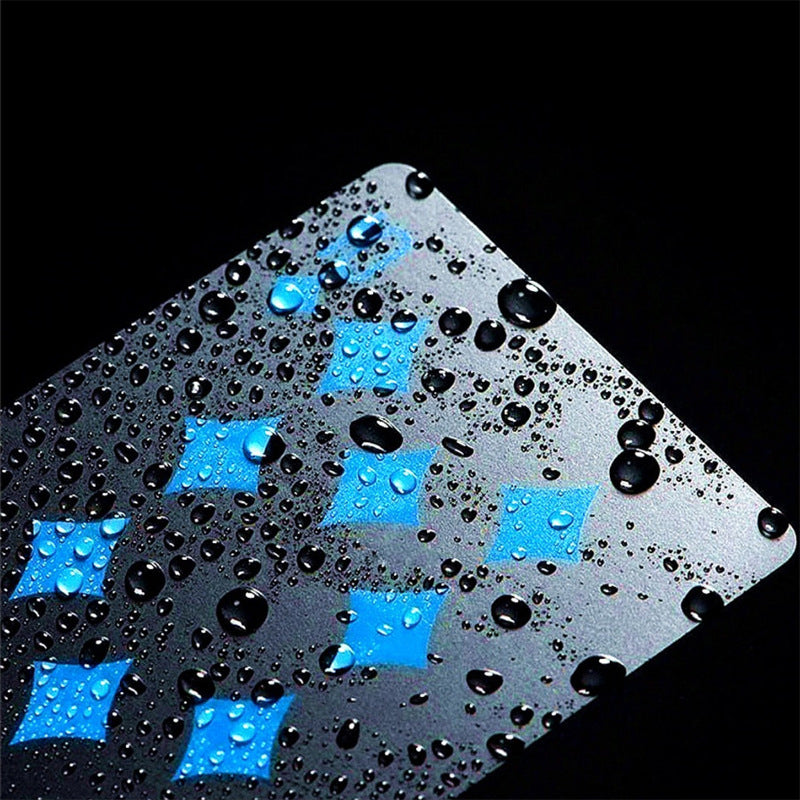 Black Gold Waterproof PVC Poker Playing Cards by HitMyNeed
