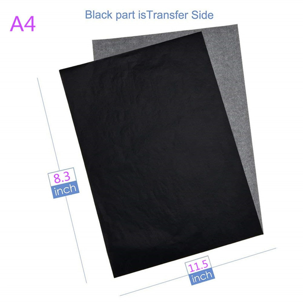 Black Ink Carbon Copy Paper A4 (100 Sheets) by HitMyNeed