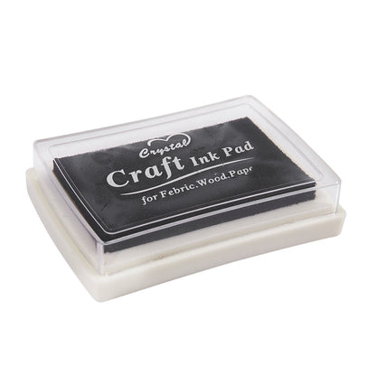 Black Ink Pad for Stamps, Crafts and Fingerprints by HitMyNeed
