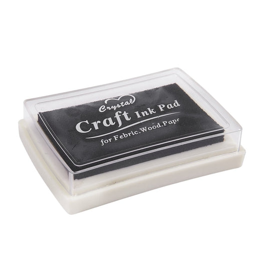 Black Ink Pad for Stamps, Crafts and Fingerprints by HitMyNeed