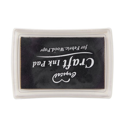 Black Ink Pad for Stamps, Crafts and Fingerprints by HitMyNeed