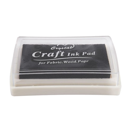 Black Ink Pad for Stamps, Crafts and Fingerprints by HitMyNeed