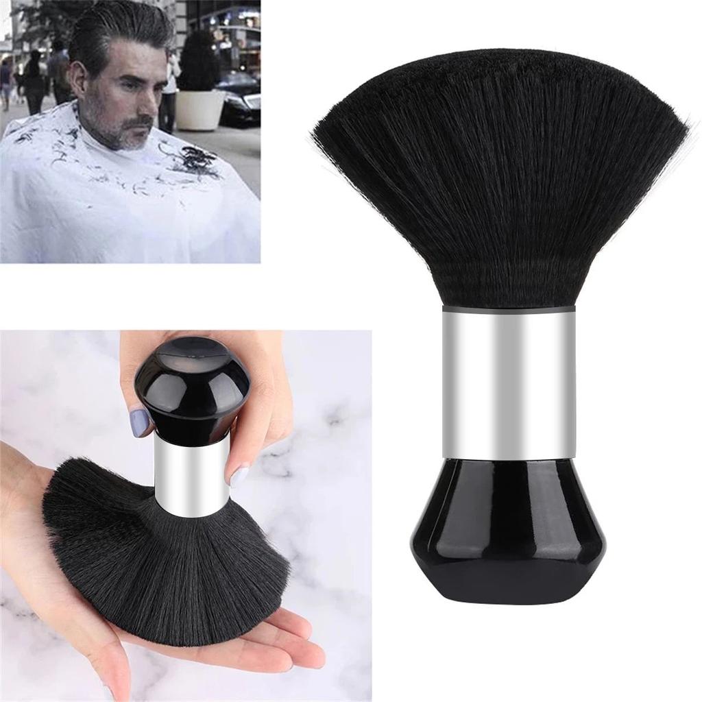 Black Neck Duster Brush for Barbers & Salons by HitMyNeed