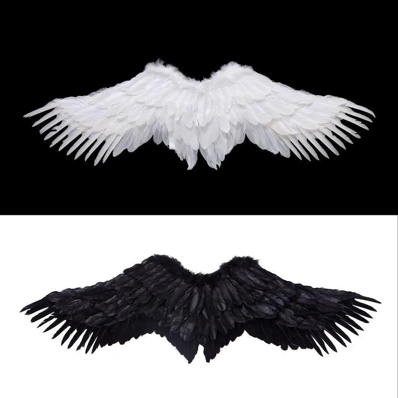 Black or White Anime Angel & Devil Cosplay Wings by HitMyNeed