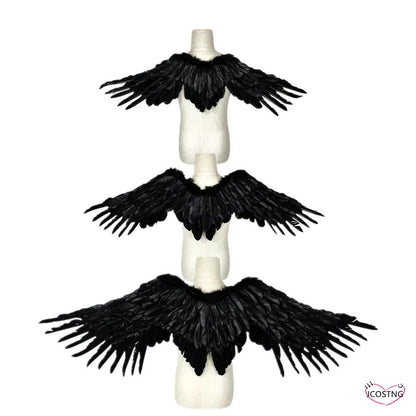 Black or White Anime Angel & Devil Cosplay Wings by HitMyNeed