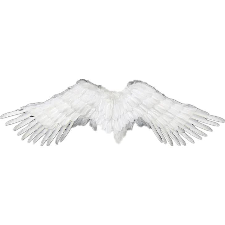 Black or White Anime Angel & Devil Cosplay Wings white 73cm by HitMyNeed