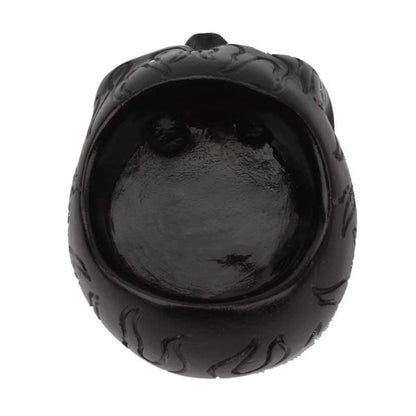 Black Resin Skull Candle Holder for Candles by HitMyNeed
