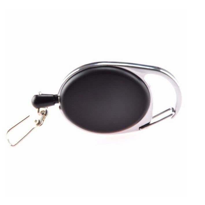 Black Retractable Badge Holder with Clip by HitMyNeed