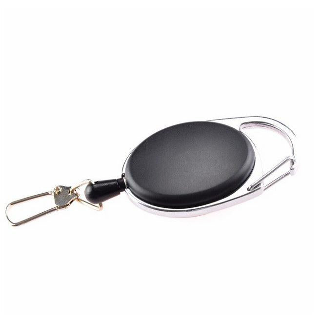 Black Retractable Badge Holder with Clip by HitMyNeed