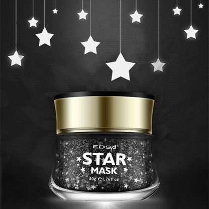 Black Star Glitter Peel-Off Face Mask 20g by HitMyNeed
