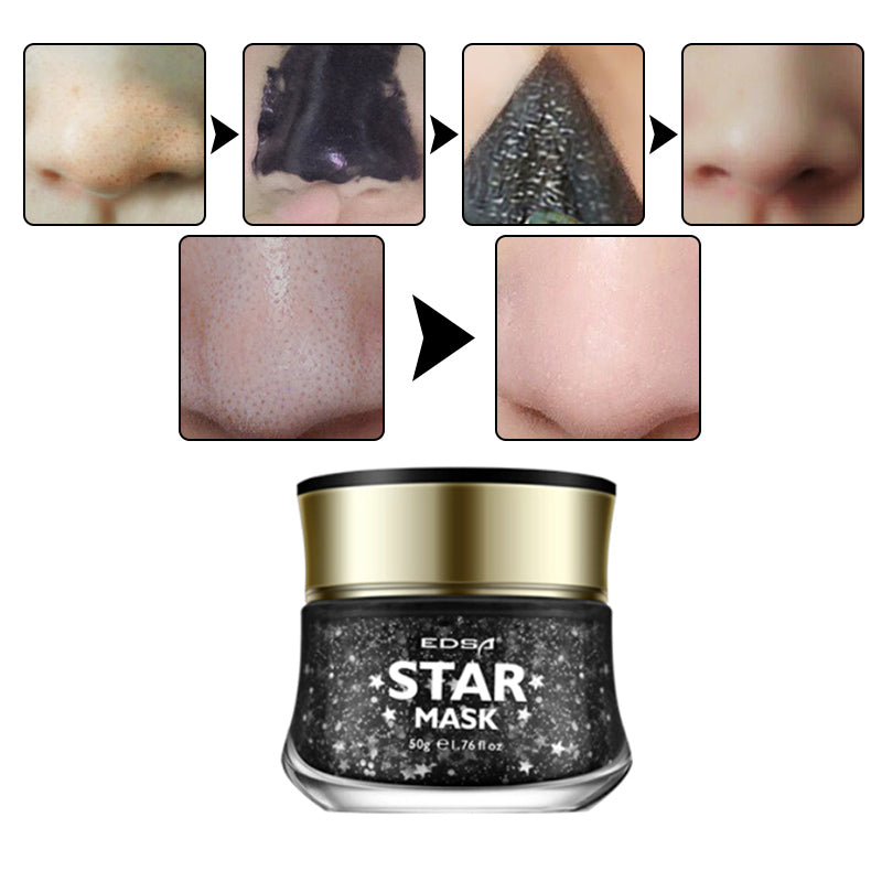Black Star Glitter Peel-Off Face Mask 20g by HitMyNeed