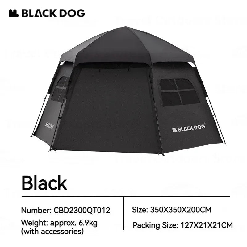 Blackdog Hexagon Automatic Camping Tent 12.5㎡ by HitMyNeed