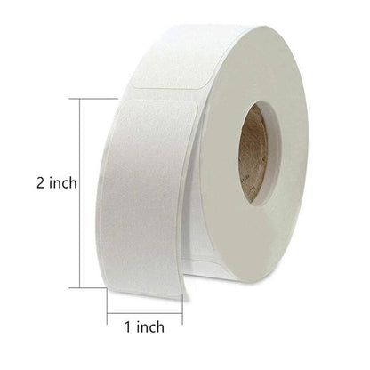 Blank Label Sticker Paper Roll 1x2 Inch (500 Labels) by HitMyNeed