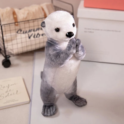 Blessing Animal Plush Toys Red Panda Otter 30cm grey-otter by HitMyNeed