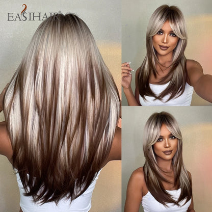 Blonde Long Straight Lolita Wig with Bangs wig-lc2068-9 by HitMyNeed