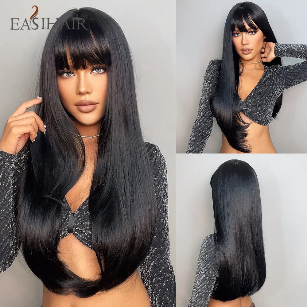 Blonde Long Straight Lolita Wig with Bangs wig-lc257-1 by HitMyNeed