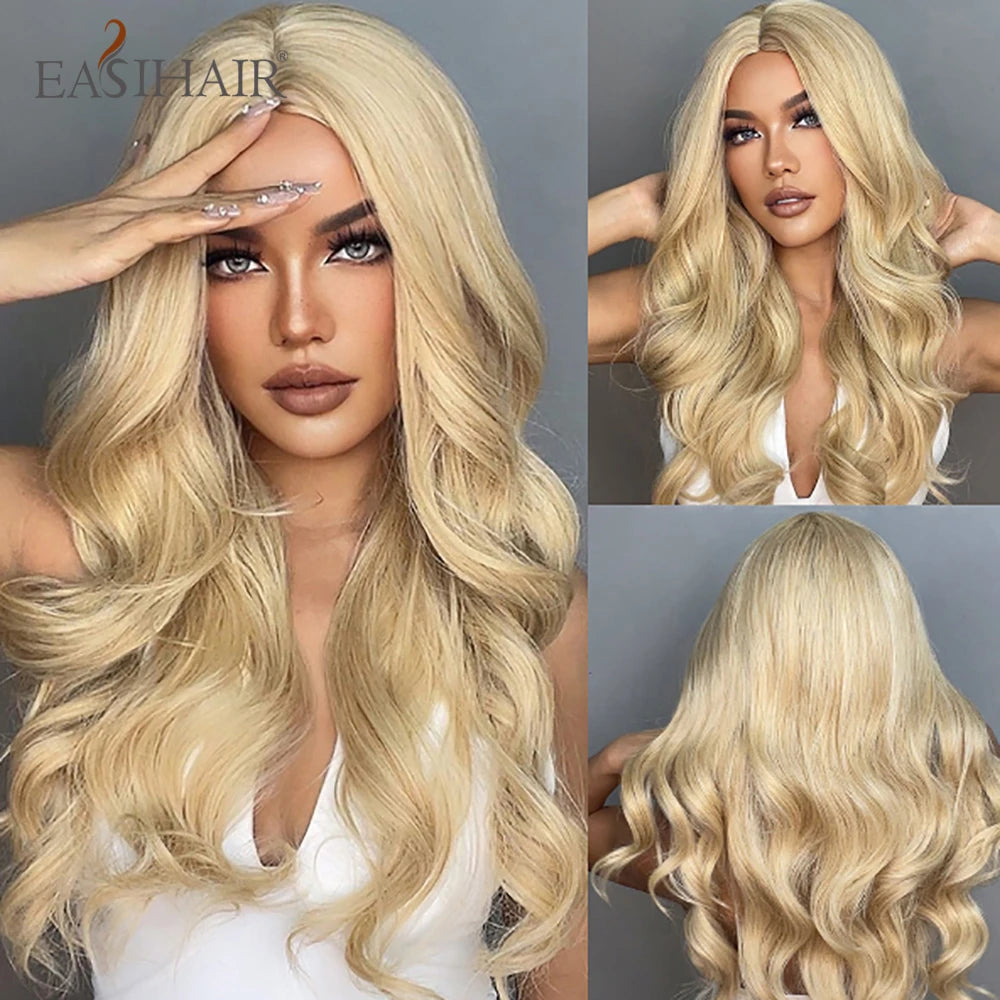 Blonde Long Straight Lolita Wig with Bangs wig-lc6138-1 by HitMyNeed