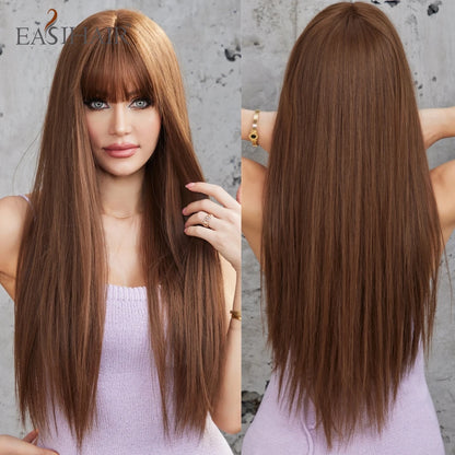 Blonde Long Straight Lolita Wig with Bangs wig-wl1011-2 by HitMyNeed