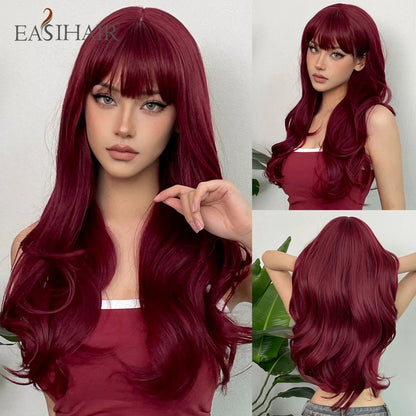 Blonde Long Straight Lolita Wig with Bangs wig-wl1117-1 by HitMyNeed