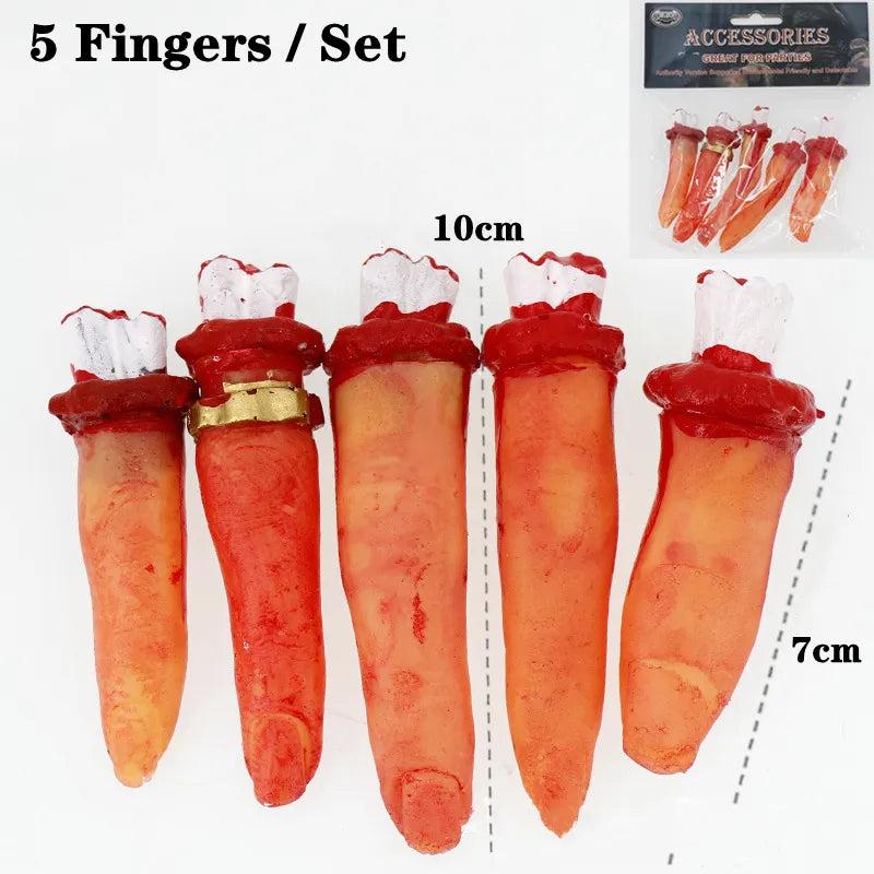 Bloody Severed Limbs Halloween Horror Prop Set by HitMyNeed