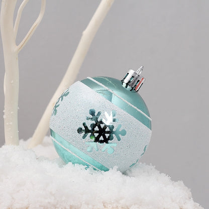Blue Christmas Ball Ornaments Set, 6 cm, 24 Pack by HitMyNeed