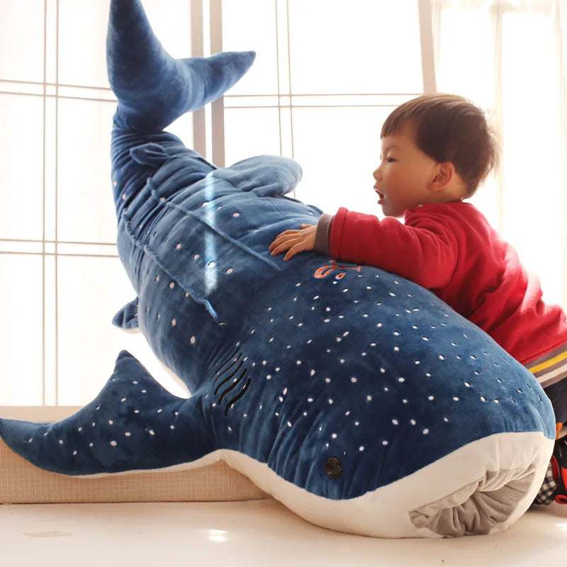 Blue Shark Plush Toy Pillow 50cm / 100cm by HitMyNeed