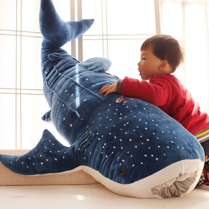 Blue Shark Plush Toy Pillow 50cm / 100cm by HitMyNeed