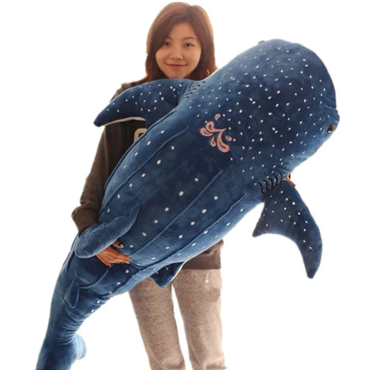 Blue Shark Plush Toy Pillow 50cm / 100cm 50cm by HitMyNeed