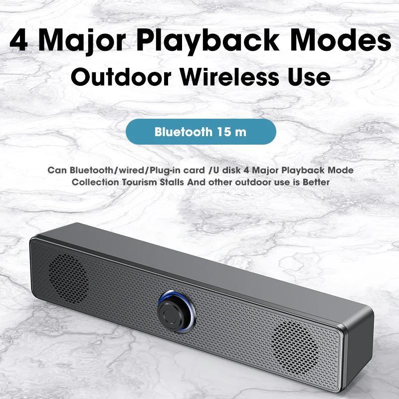 Bluetooth 4D Surround Home Theater Soundbar Speaker by HitMyNeed
