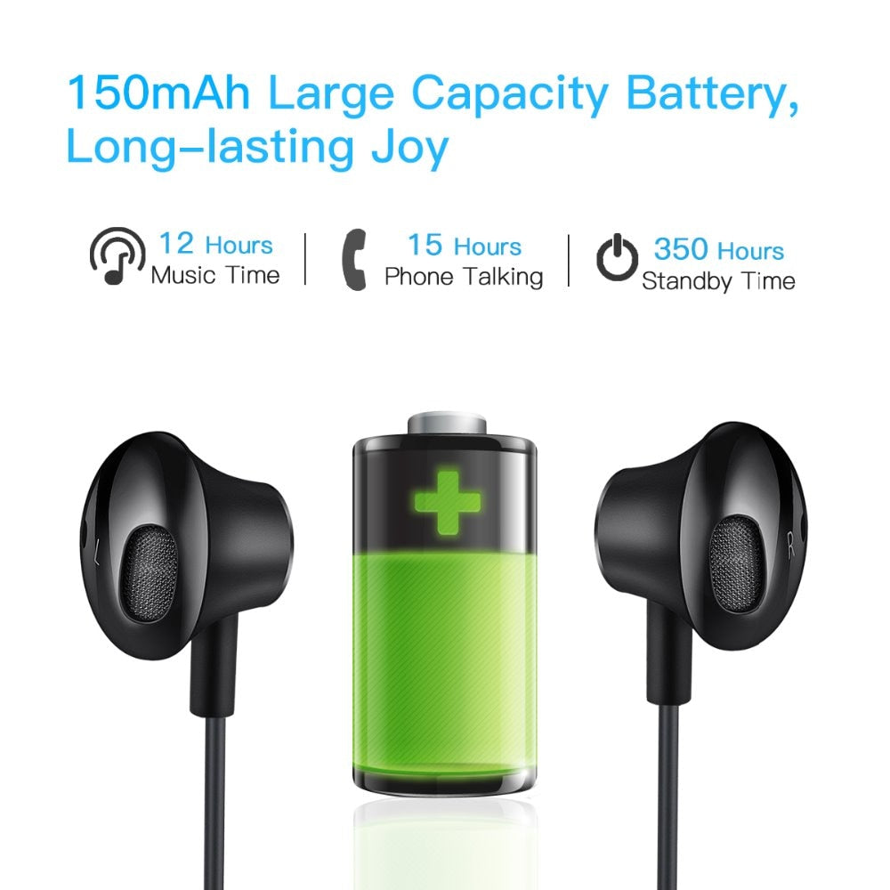 Bluetooth 5.0 Neckband Wireless Headphones by HitMyNeed