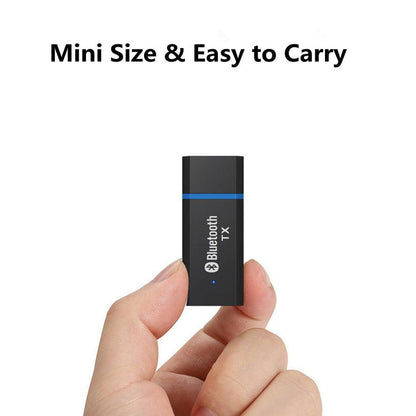 Bluetooth 5.0 USB Audio Transmitter with AUX by HitMyNeed