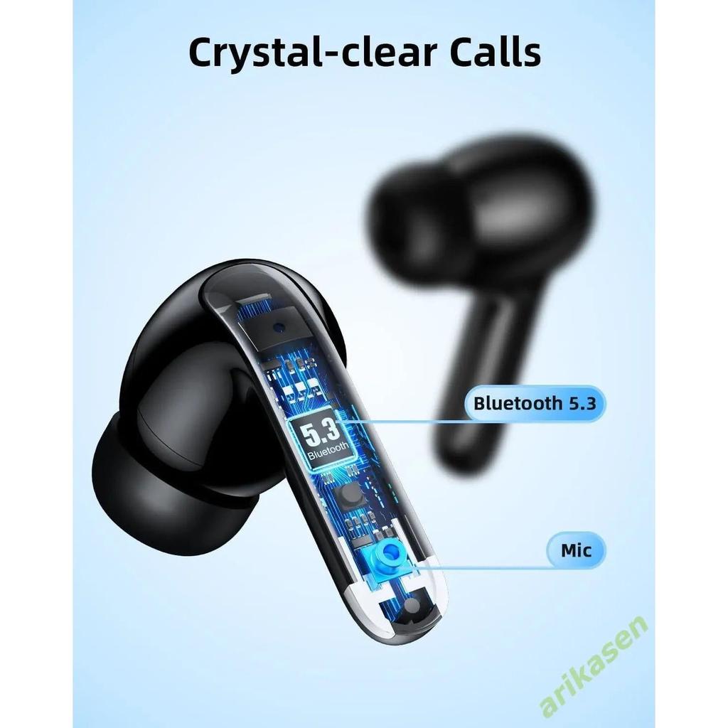 Bluetooth 5.3 ANC Wireless Earbuds with LED Display by HitMyNeed