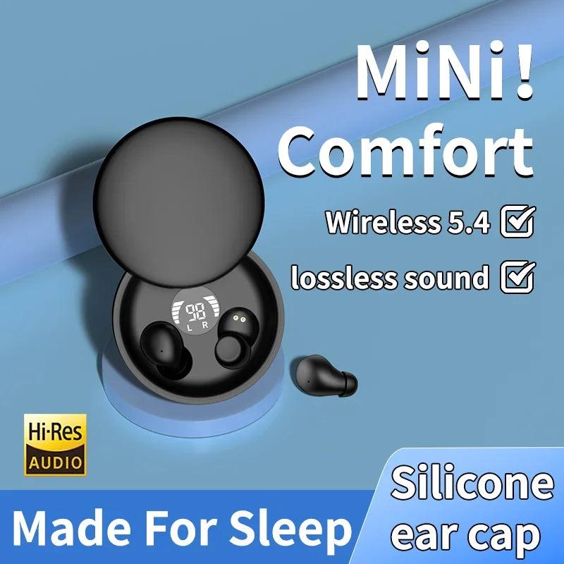 Bluetooth 5.4 Invisible Sleeping & Sport Earbuds by HitMyNeed