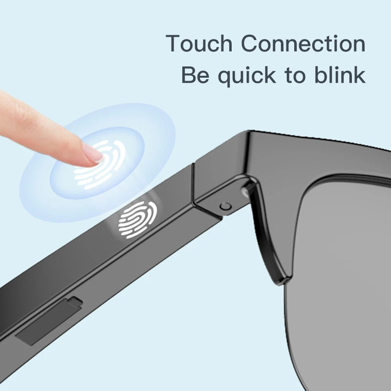 Bluetooth Audio Smart Glasses for Android & Outdoor Use by HitMyNeed